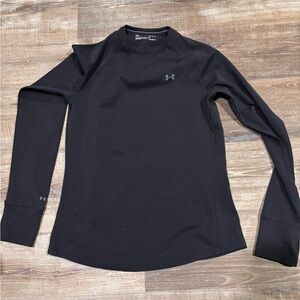 Under Armour Women's Midnight Black Long Sleeve Tee